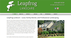 Desktop Screenshot of leapfroglandcare.com